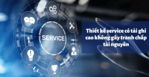 Thiết kế service có tải ghi cao không gây tranh chấp tài nguyên