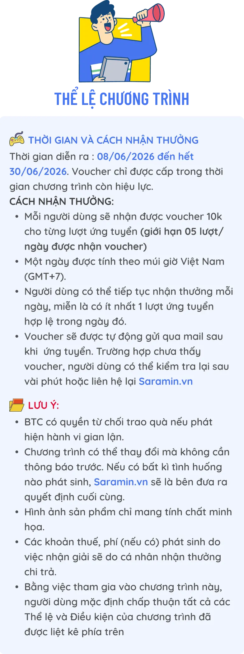 Thể lệ chương trình